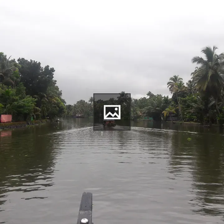River View with Boat and Bank