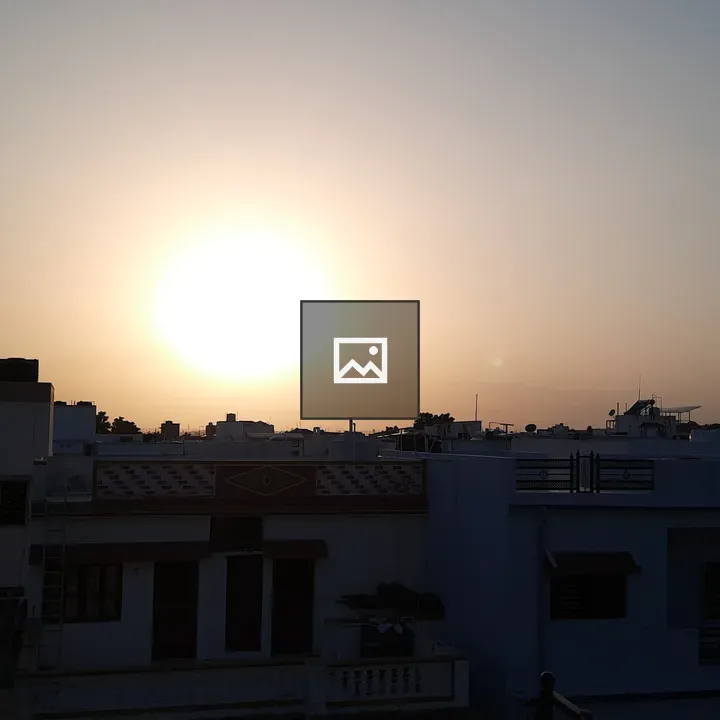 Sunset Over Cityscape