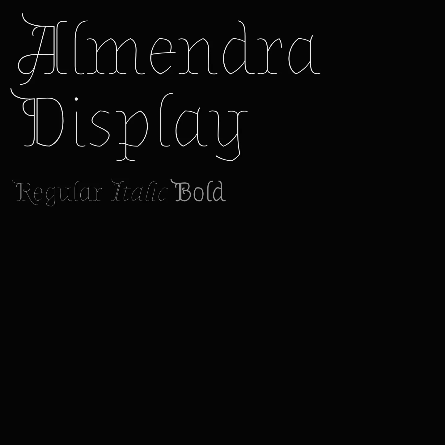 Almendra Display