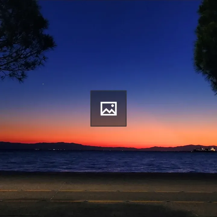 Sunset in Thessaloniki, Greece