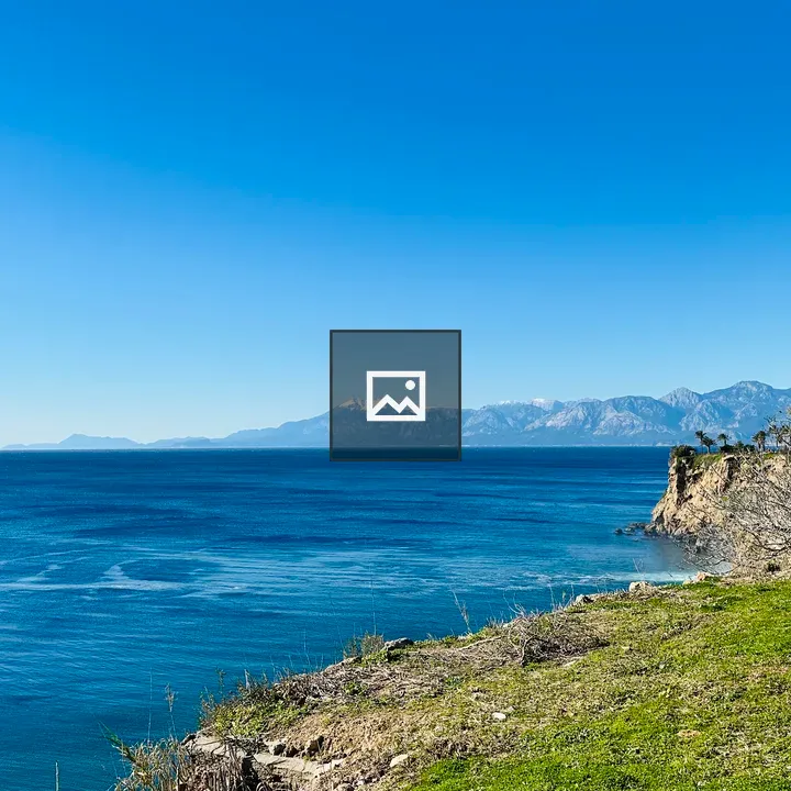 View of the sea from Antalya