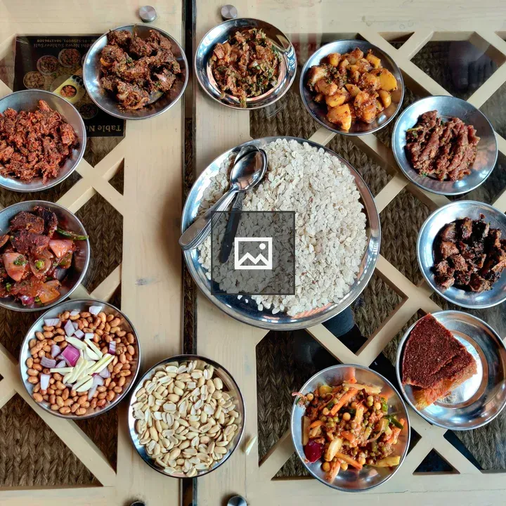 Newari food dishware