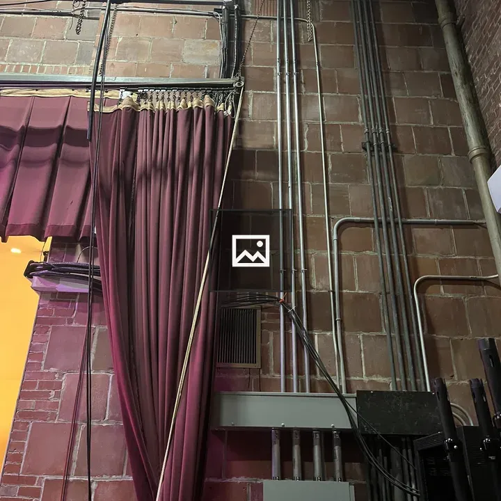 Backstage Brick Wall with Wiring