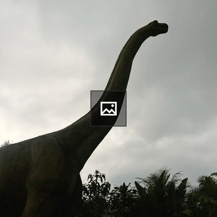 Dinosaur sculpture silhouette