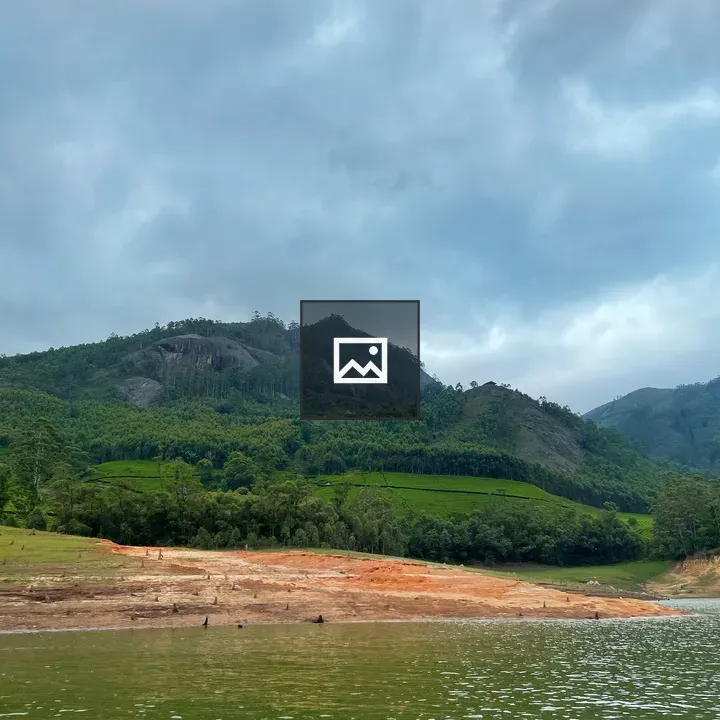 Mountains in Nature Scene