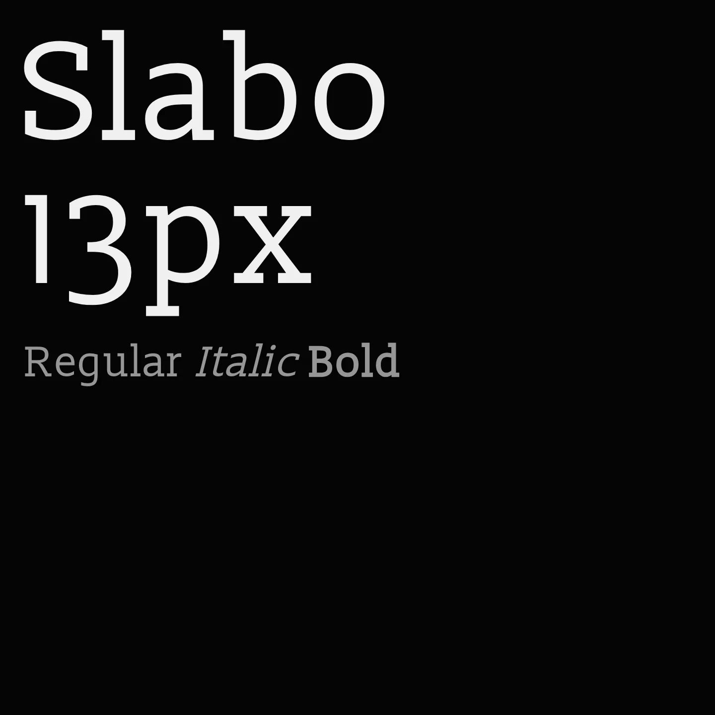 Slabo 13px