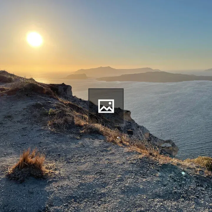Santorini Ocean Sunset