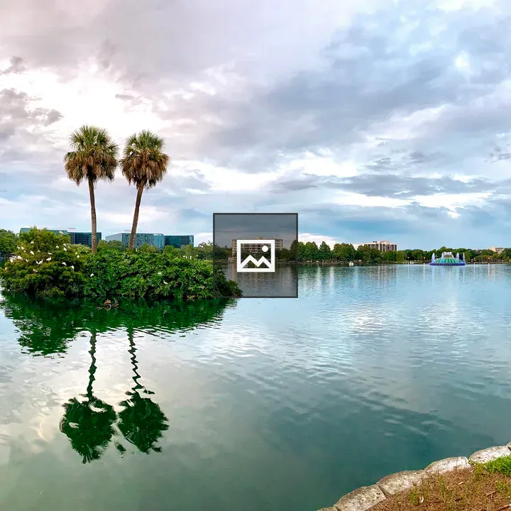 Panorama of Lake Eola