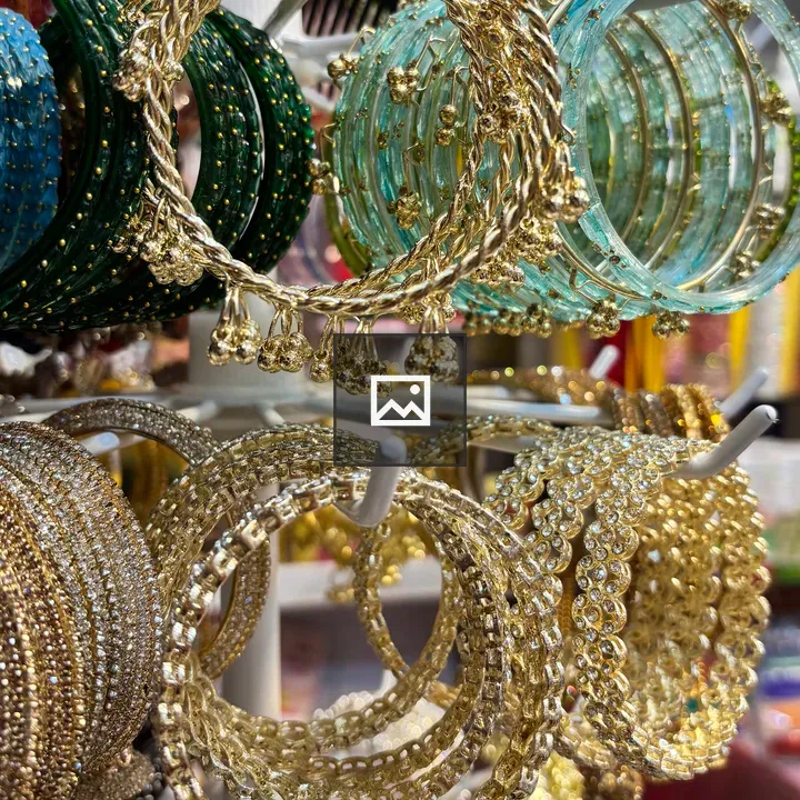 Bangles on Display Rack