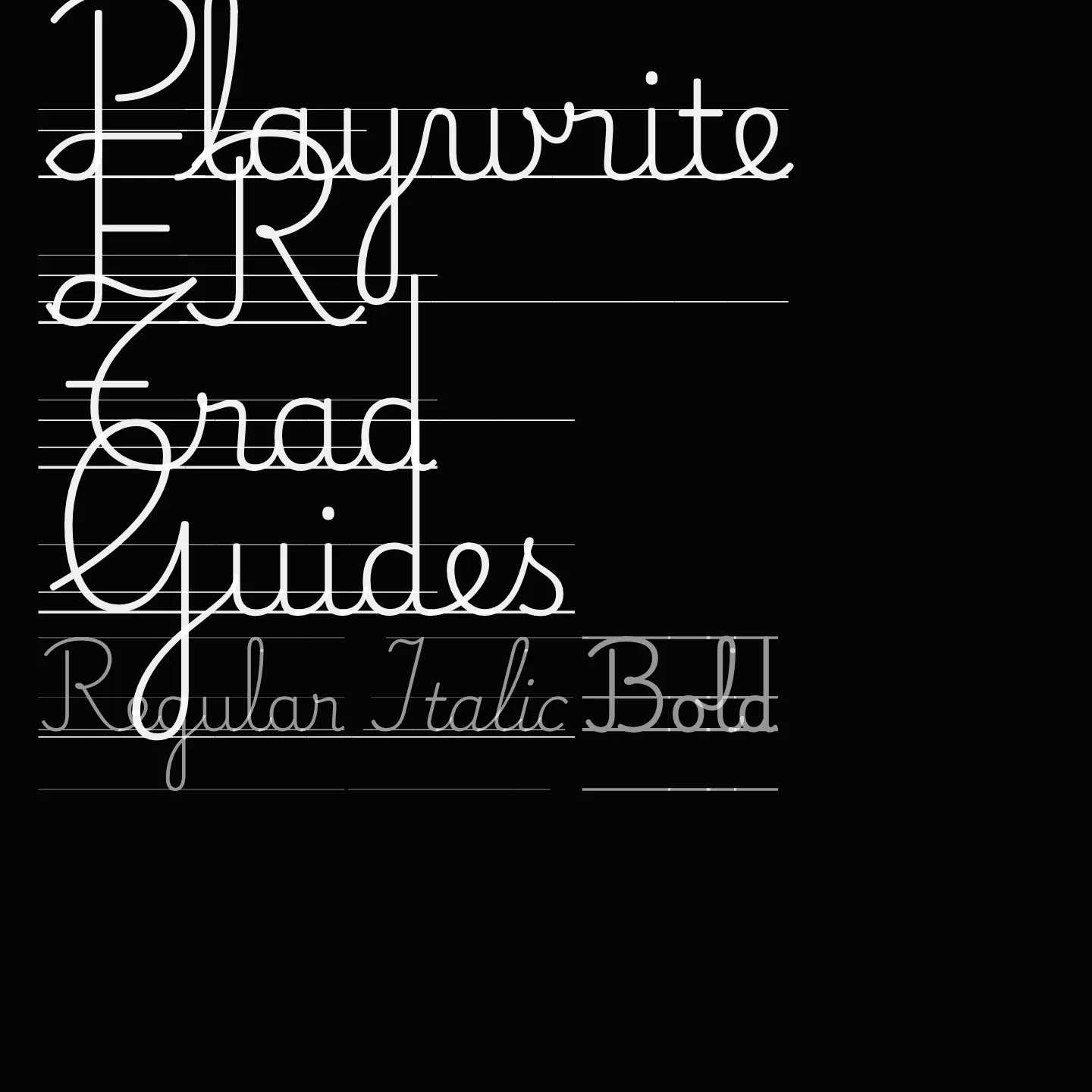 Playwrite FR Trad Guides