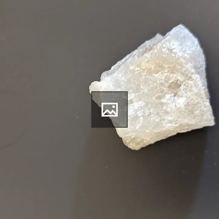 One white quartz rock