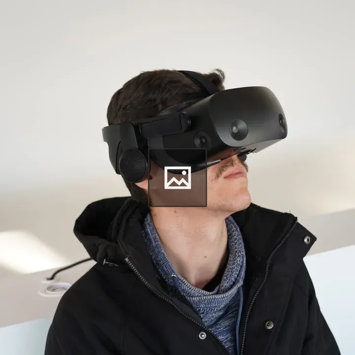 Person with VR headset
