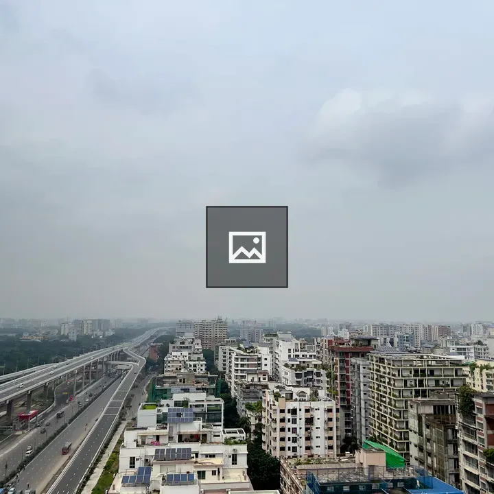 Dhaka Cityscape from Elevated View