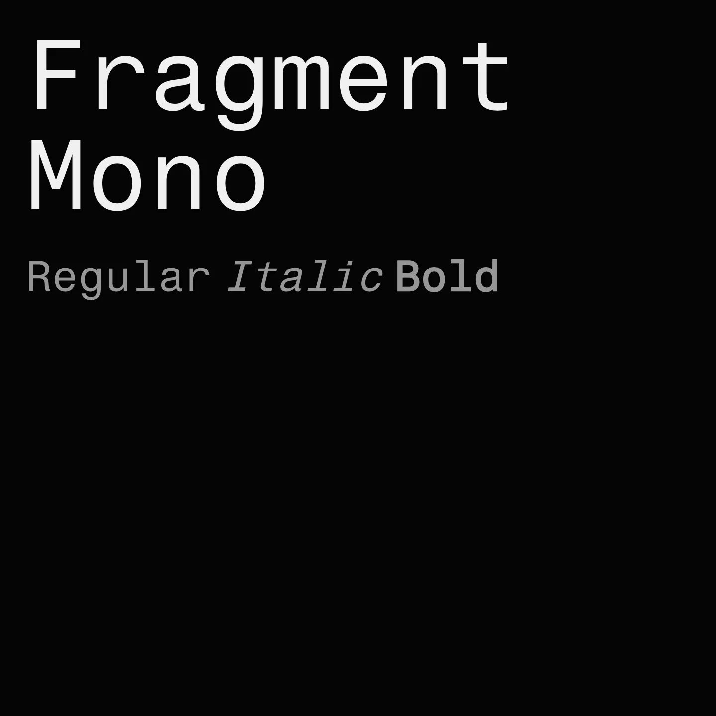 Fragment Mono