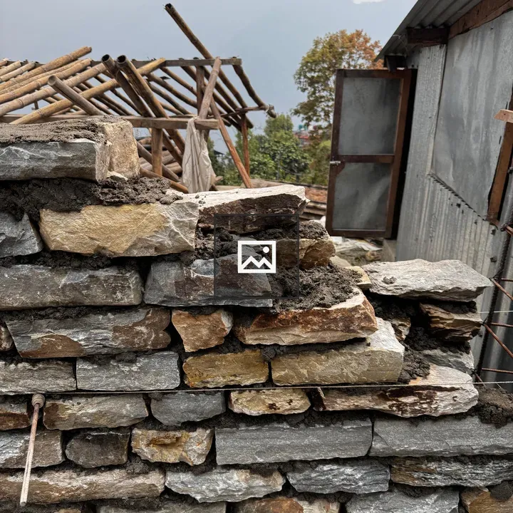Stone wall close-up