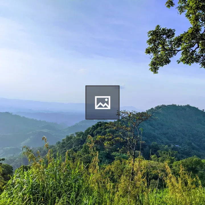 Rolling green hills landscape