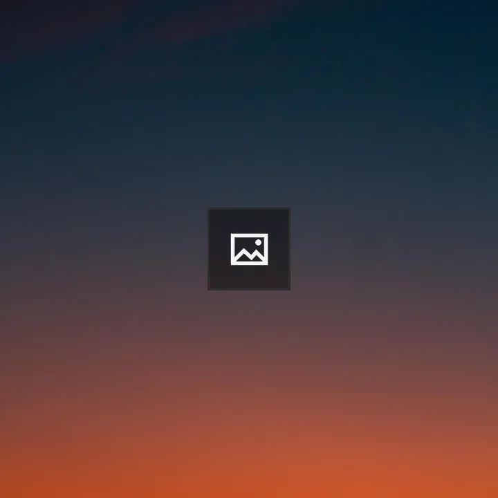 Twilight Sky with Crescent Moon