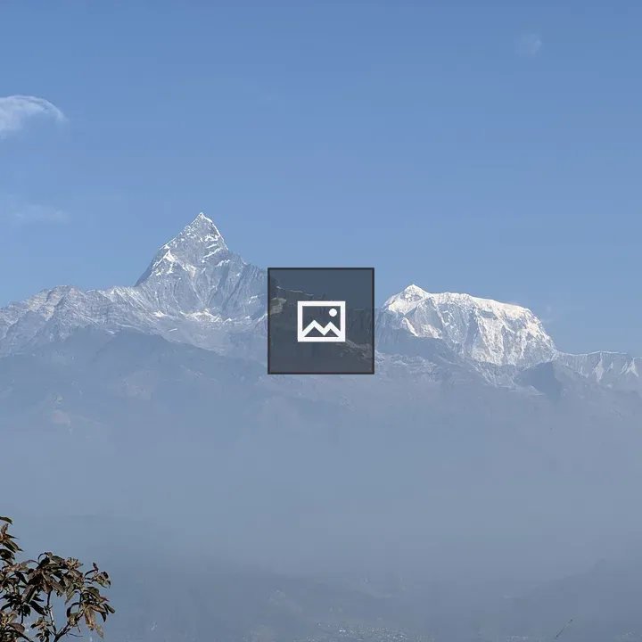 Machhapuchhre Mountain Landscape