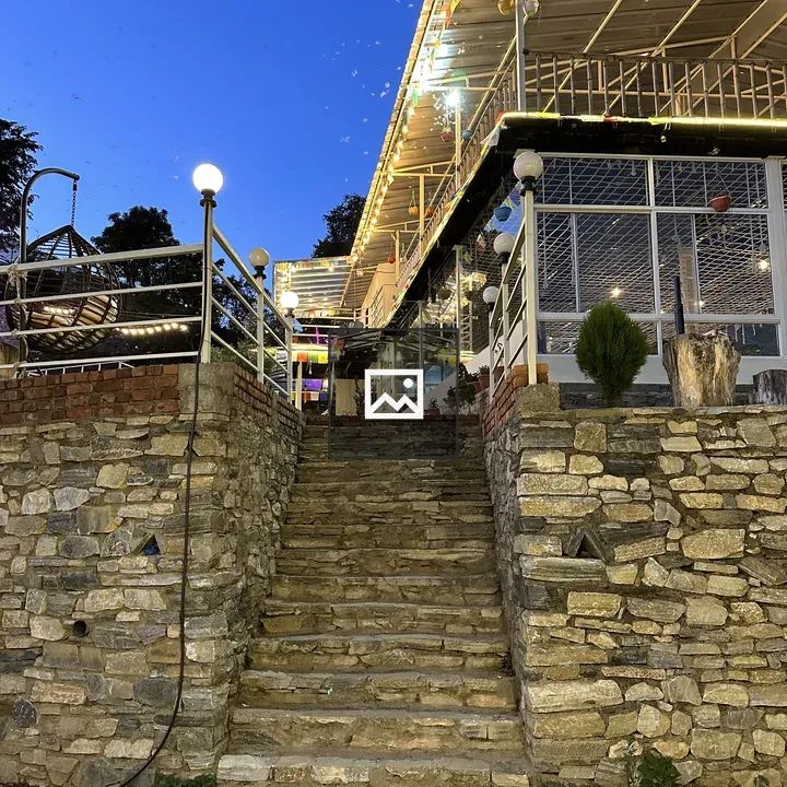 Stairs in a Resort
