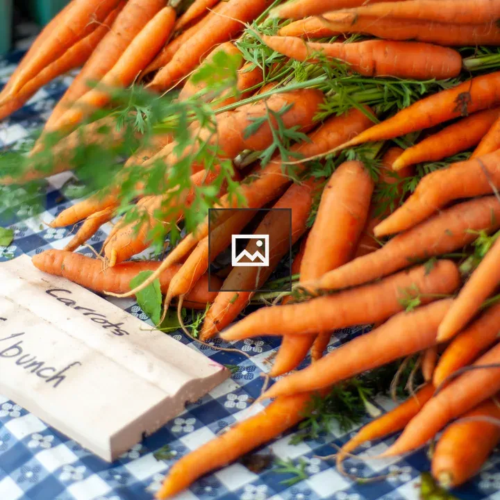 Carrots on Sale at Market