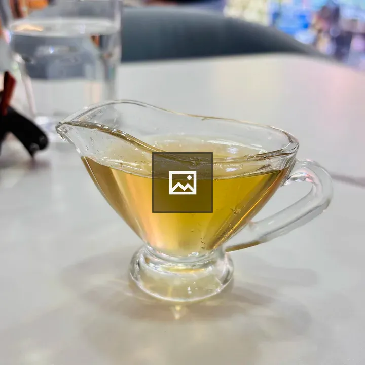 Sugar syrup in glass jug