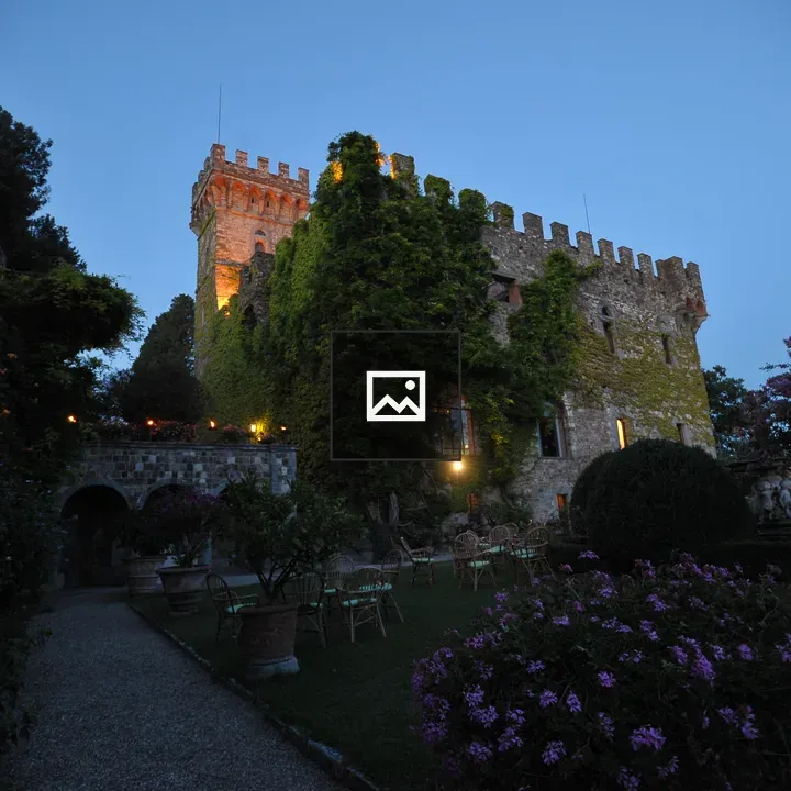 Castle of Vincigliata at Dusk