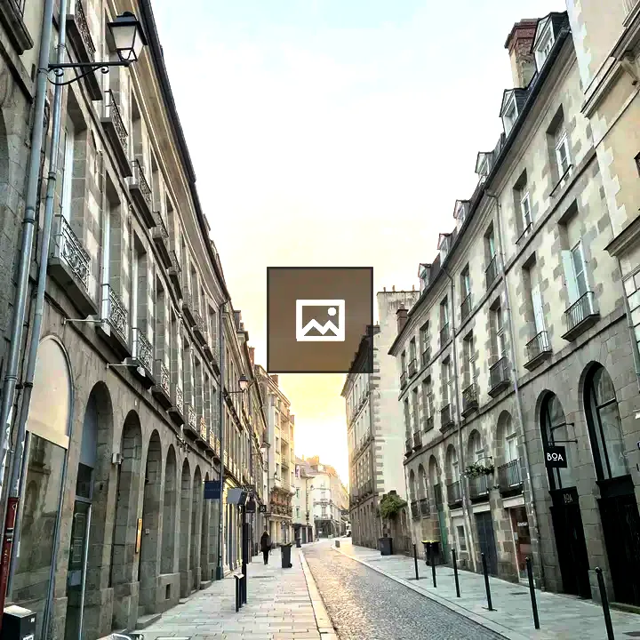 Rennes Early Morning Street