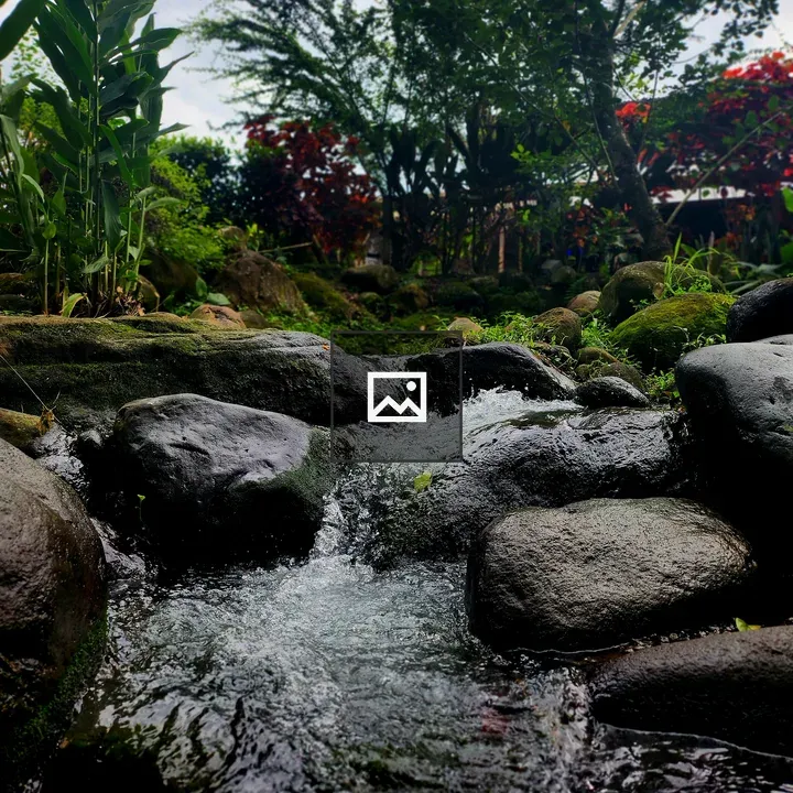 Small Stream Between Rocks
