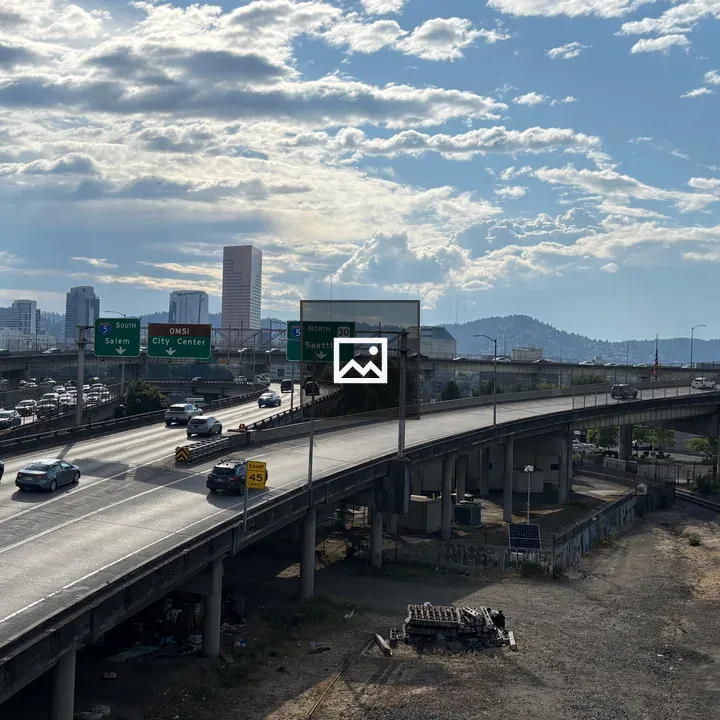 Portland Skyline and Elevated Highways