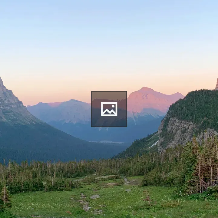 Glacier National Park Sunset