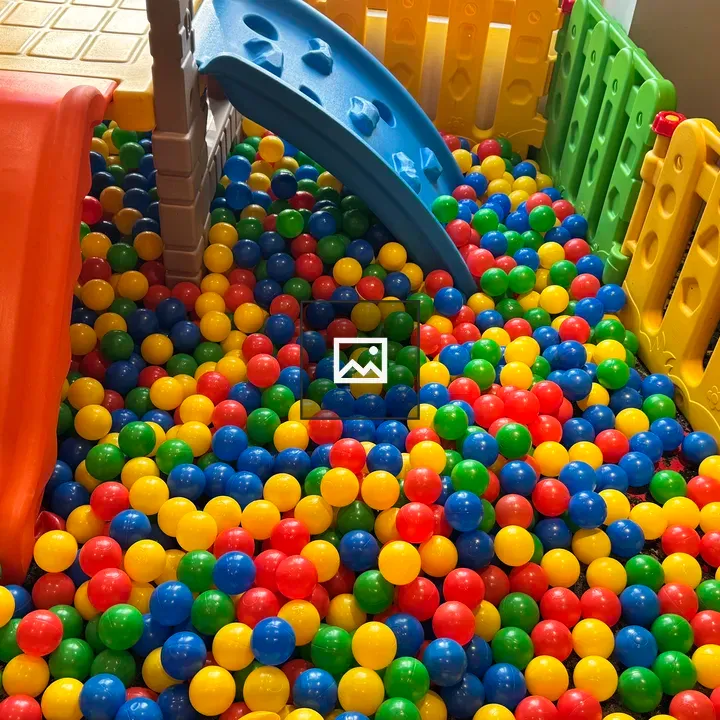 Colorful children's play area