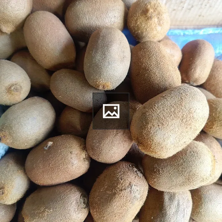 Brown fuzzy-fruit pile close-up