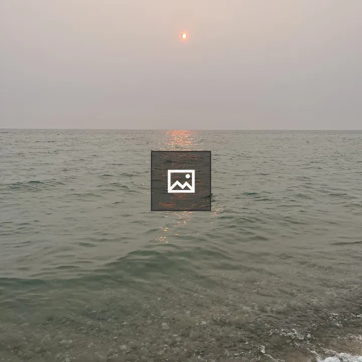Sun Pinpoint Over Lake Michigan