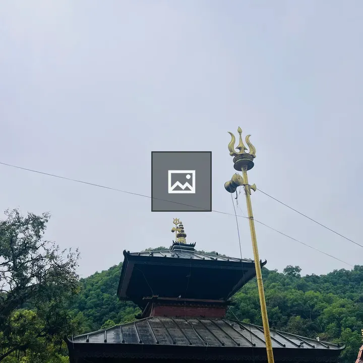Temple pagoda with multi-tier roof