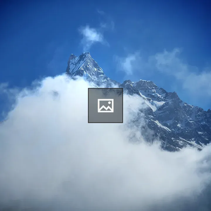 Clouds over Mount Fishtail