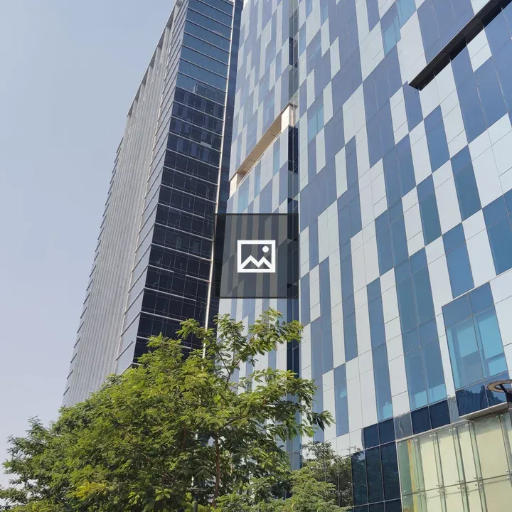 Tall modern buildings with glass facades