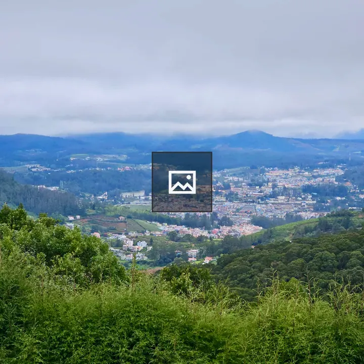 Landscape view of Ooty from Doddabetta peak