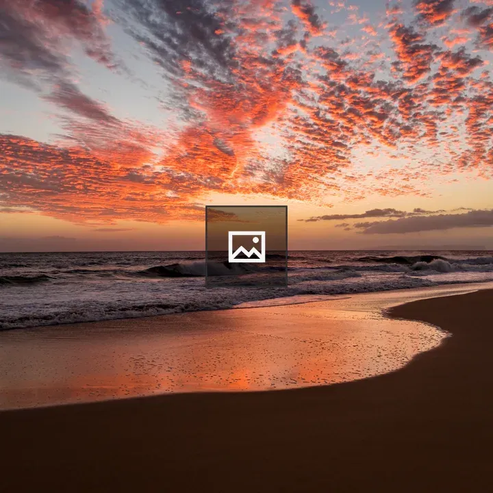 Sunset over Kauai Beach