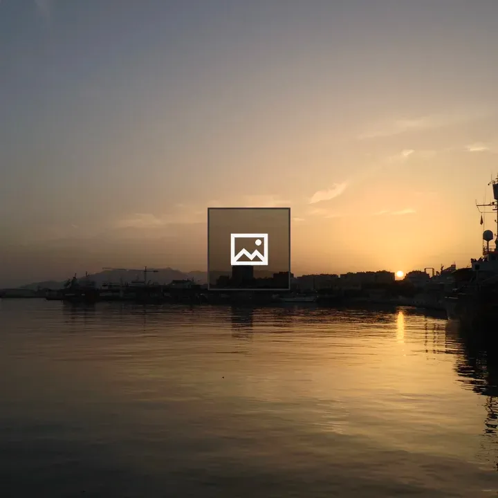 Málaga Harbour at Dusk