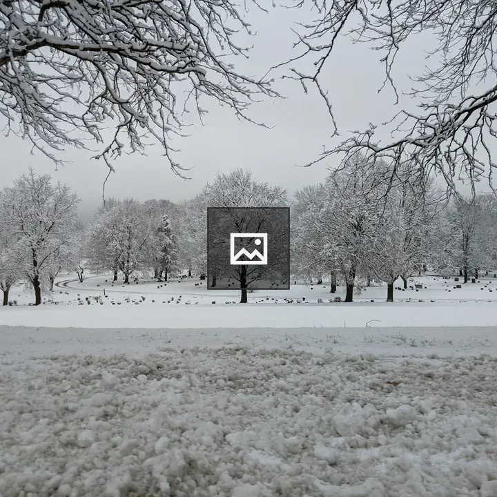 Cemetery in the Snow