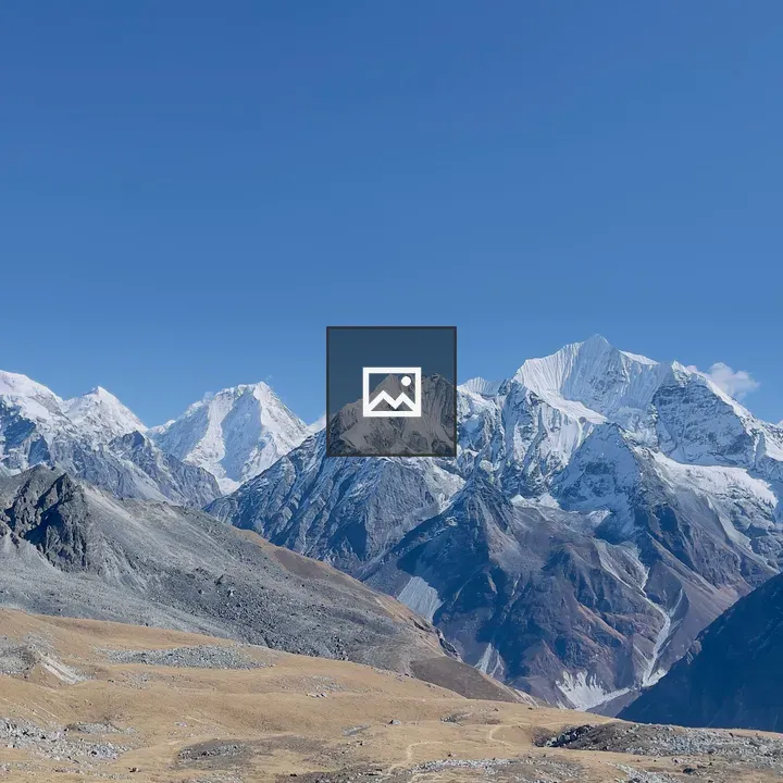 Himalayas from Langtang