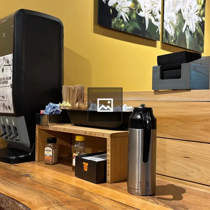 Coffee shop counter items