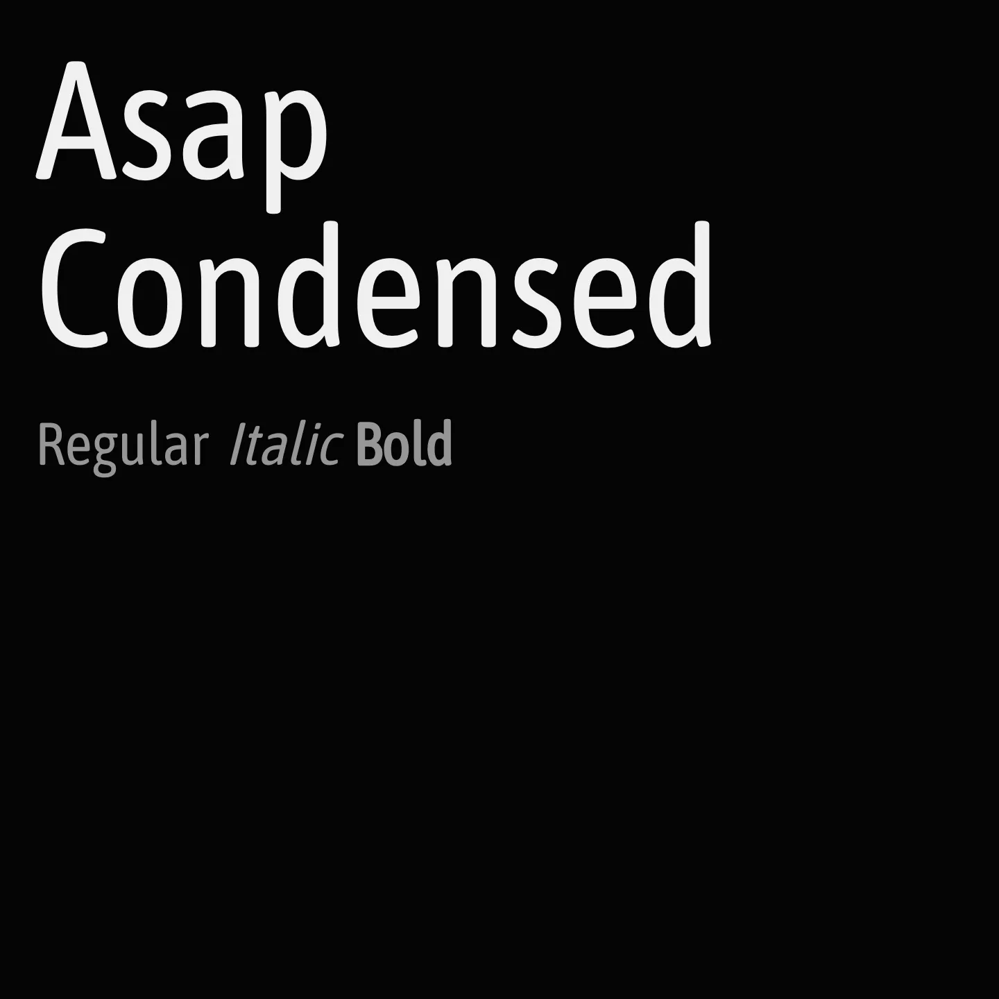 Asap Condensed