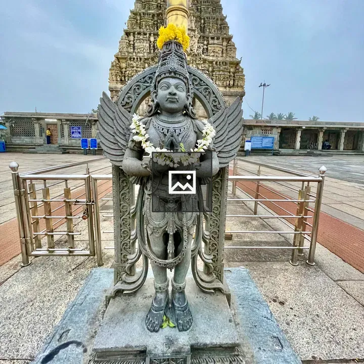 Garuda Statue at Beluru Temple