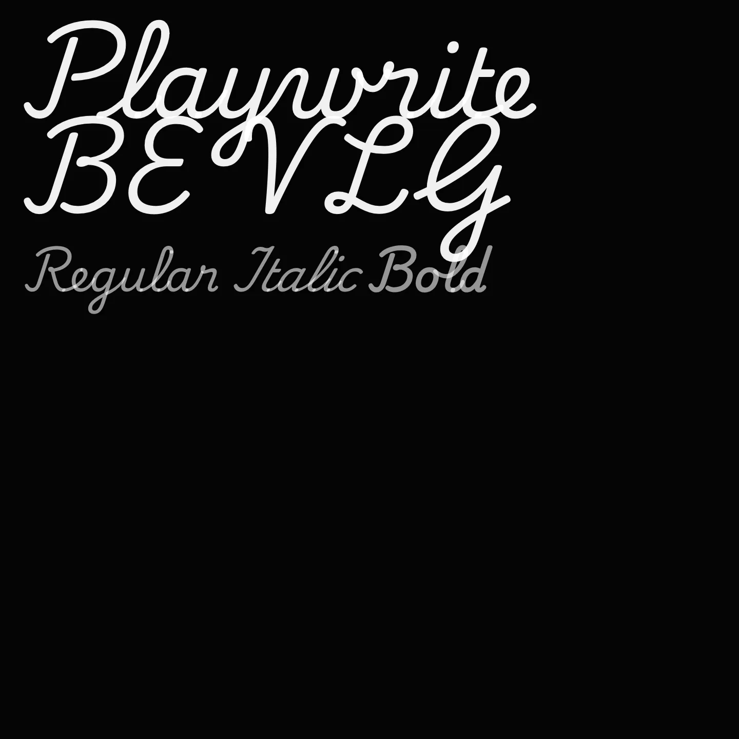 Playwrite BE VLG