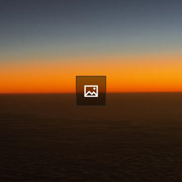 Dusk Sky Gradient Over Clouds