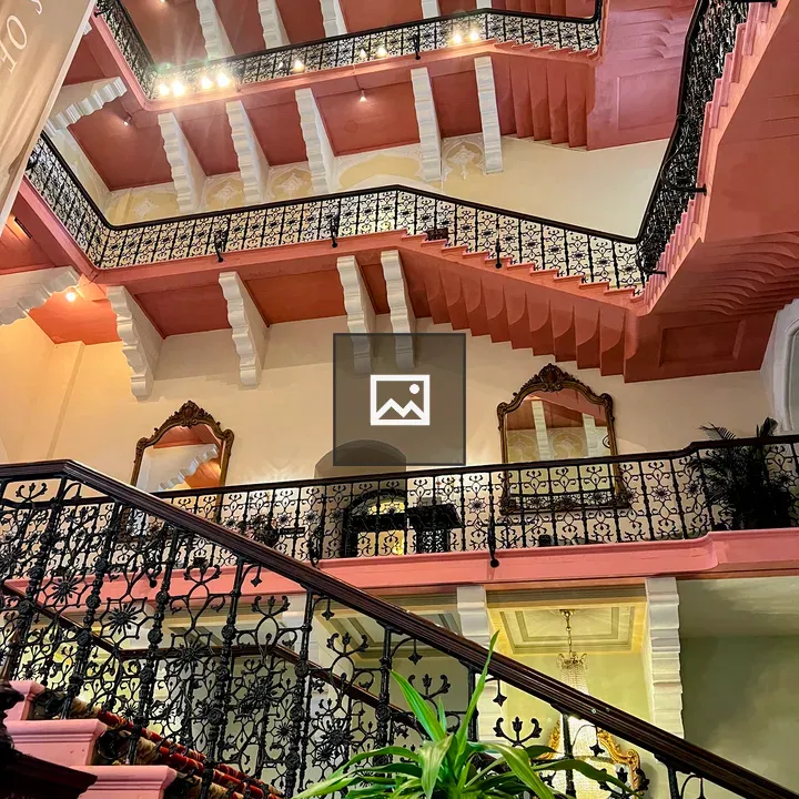 Indoor grand staircase