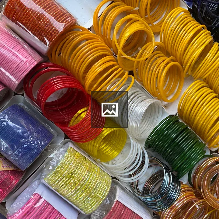 Colorful Bangles Display