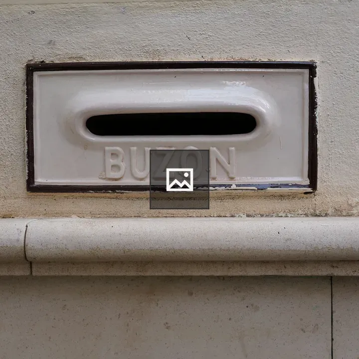 Really old stone letterbox