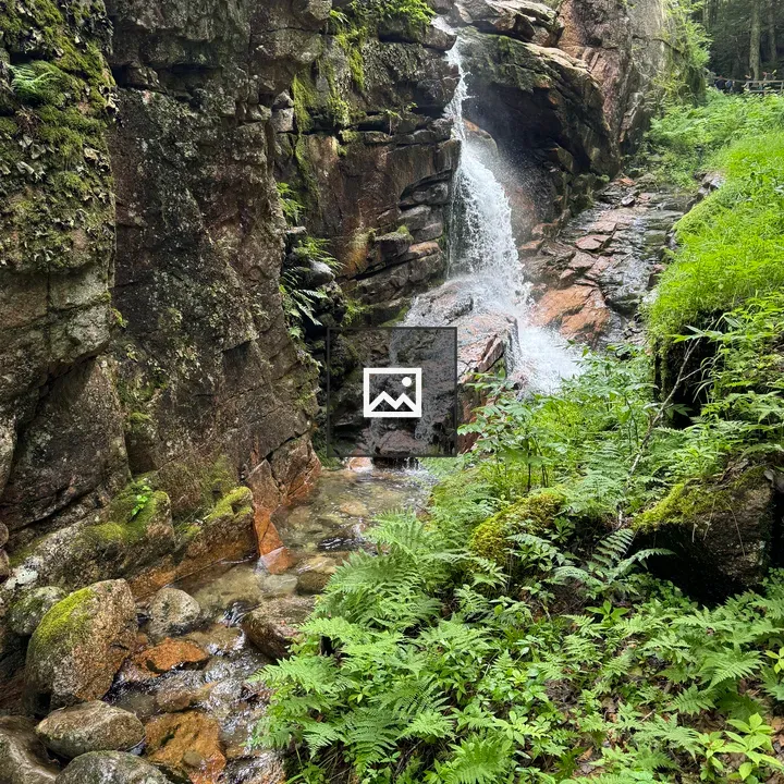 Waterfall at Flume Gorge
